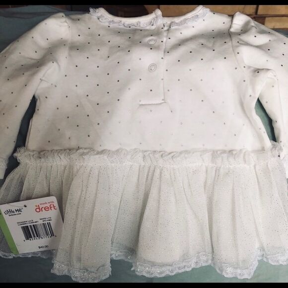 NWT Infant 3M Little Me Soft Luxury Cotton Dress - Picture 8 of 9